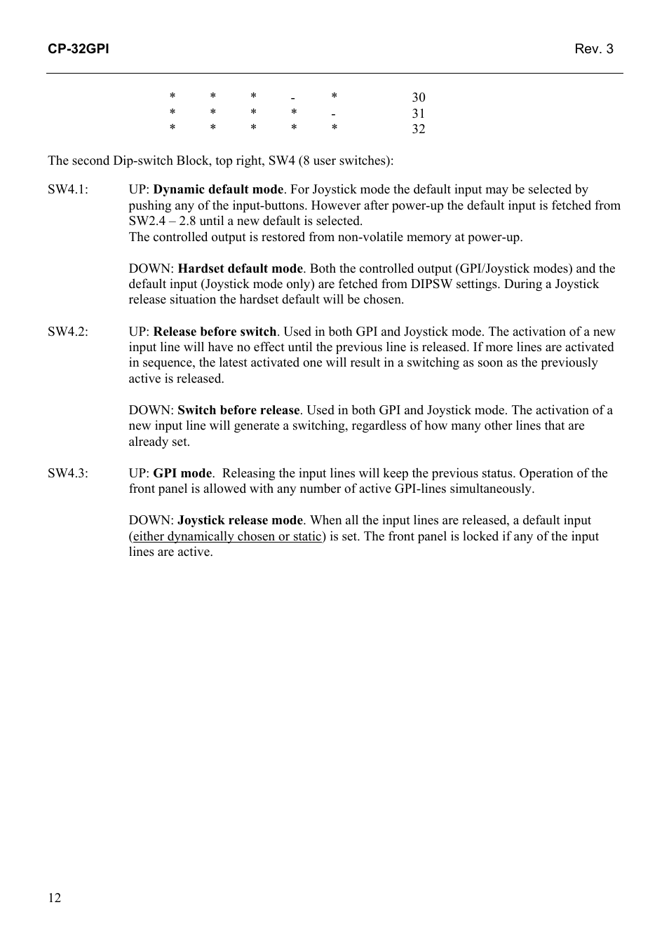 Grass Valley TTN-CP-32GPI User Manual | Page 18 / 21