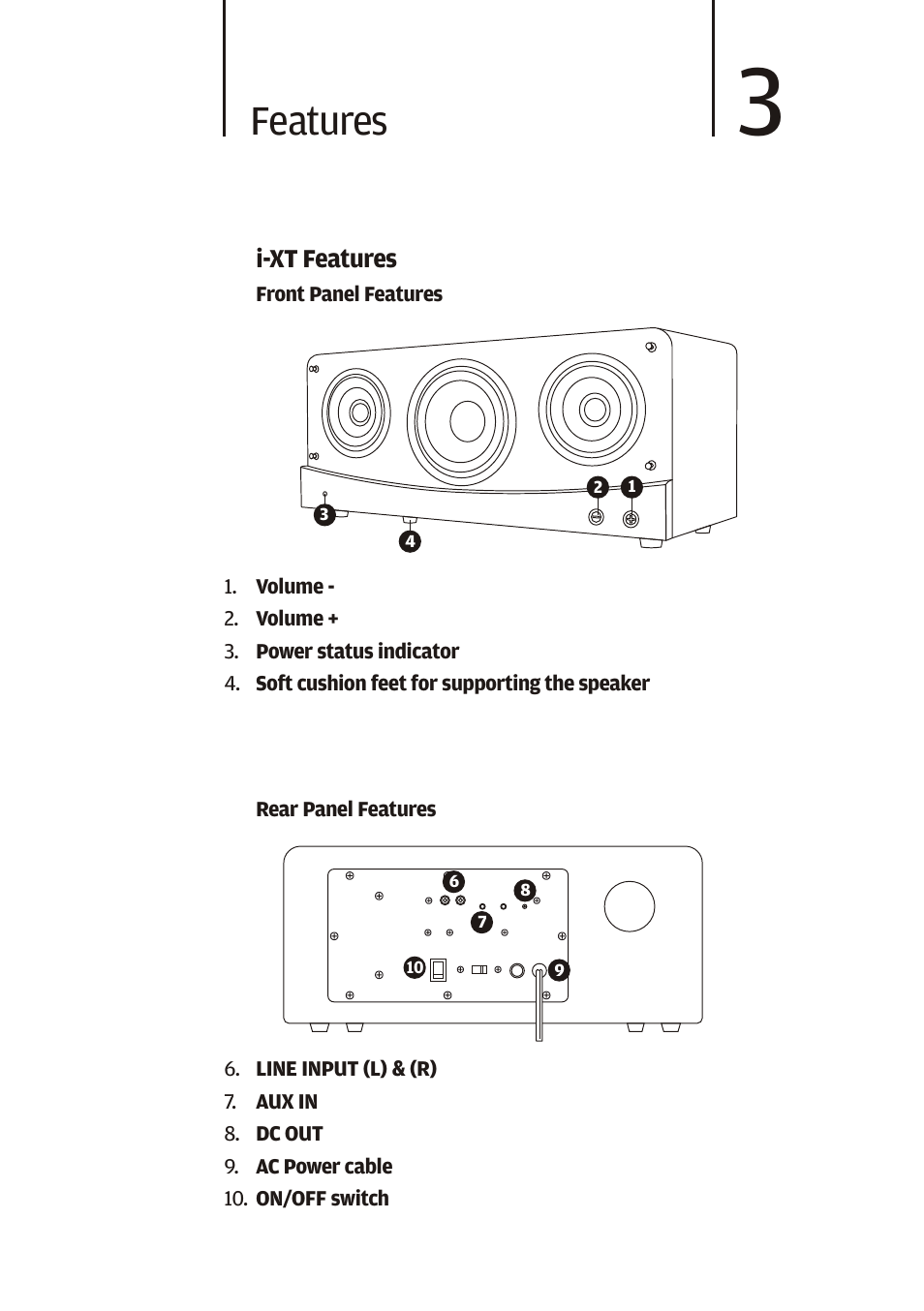 Features | Cygnett Unison i-XT User Manual | Page 6 / 14