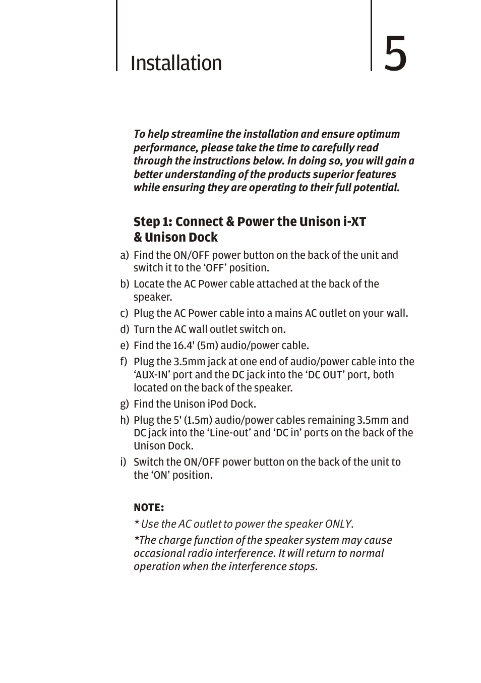 Installation | Cygnett Unison i-XT User Manual | Page 8 / 14