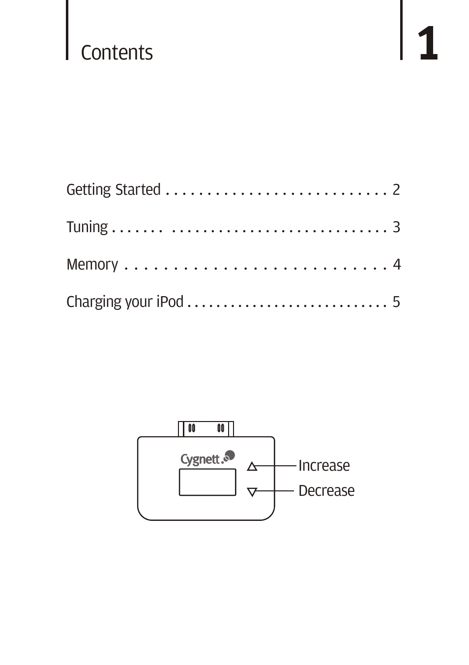Cygnett Mini Wireless FM transmitter User Manual | Page 3 / 8