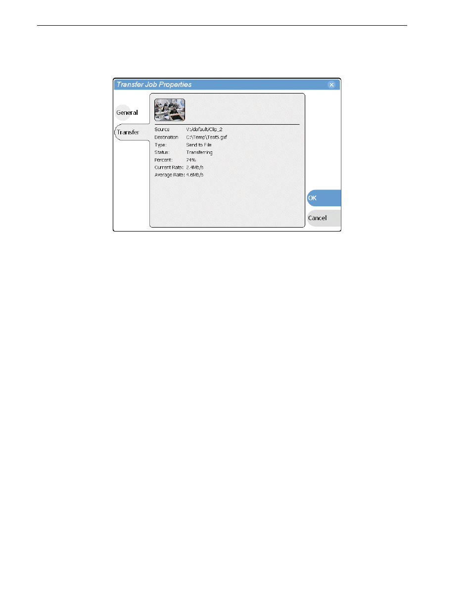 Aborting a transfer job, Removing transfer jobs from the completed list | Grass Valley Turbo iDDR v.2.3 User Manual | Page 212 / 300