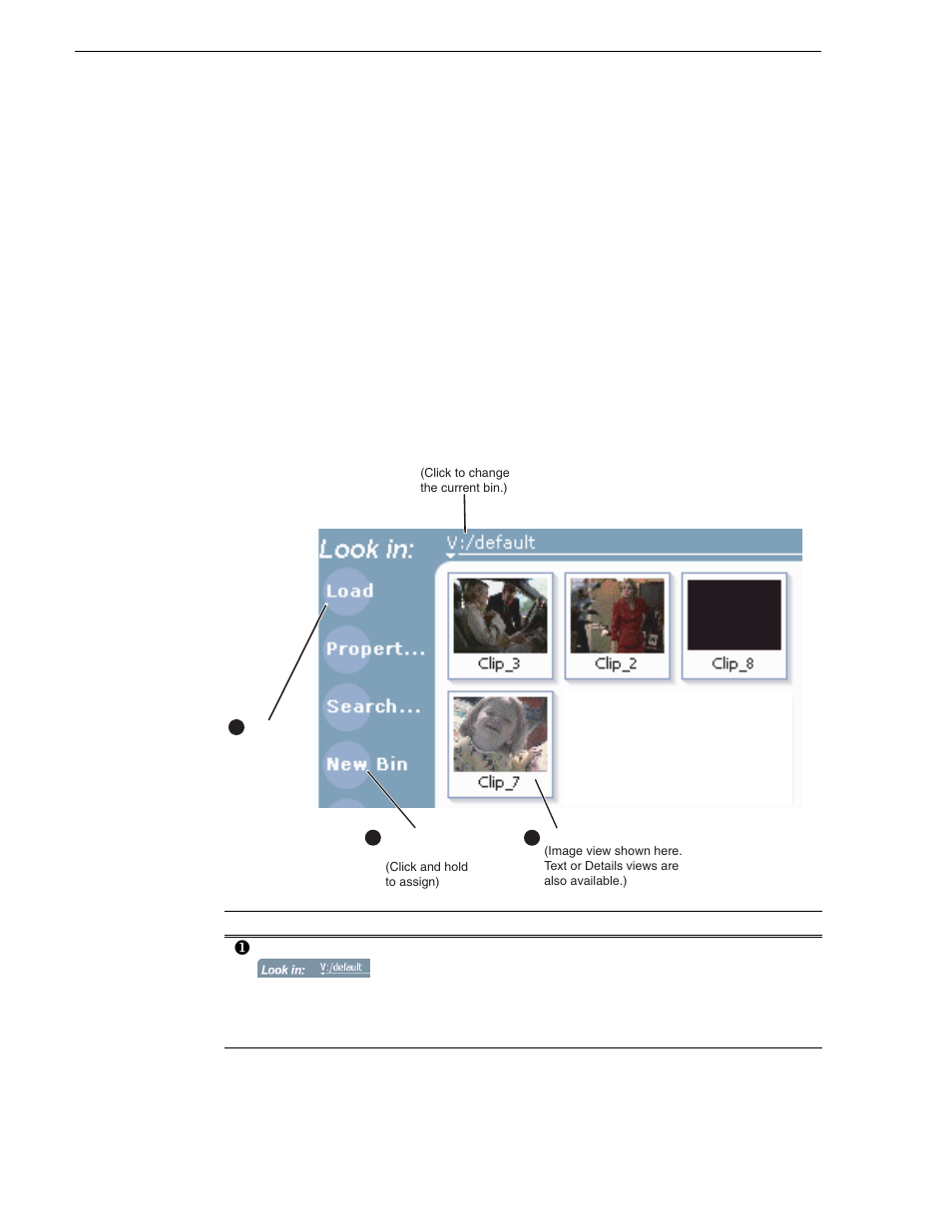 Guide to using the clips pane, Viewing the clips pane | Grass Valley Turbo iDDR v.2.3 User Manual | Page 214 / 300