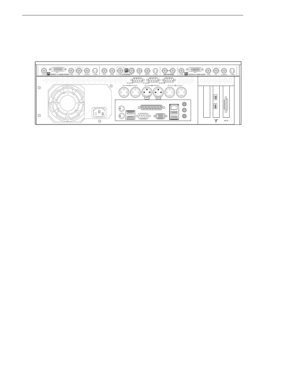 Rear panel connectors, Chapter 1 product introduction, Turbo iddr user guide | Grass Valley Turbo iDDR v.2.3 User Manual | Page 26 / 300