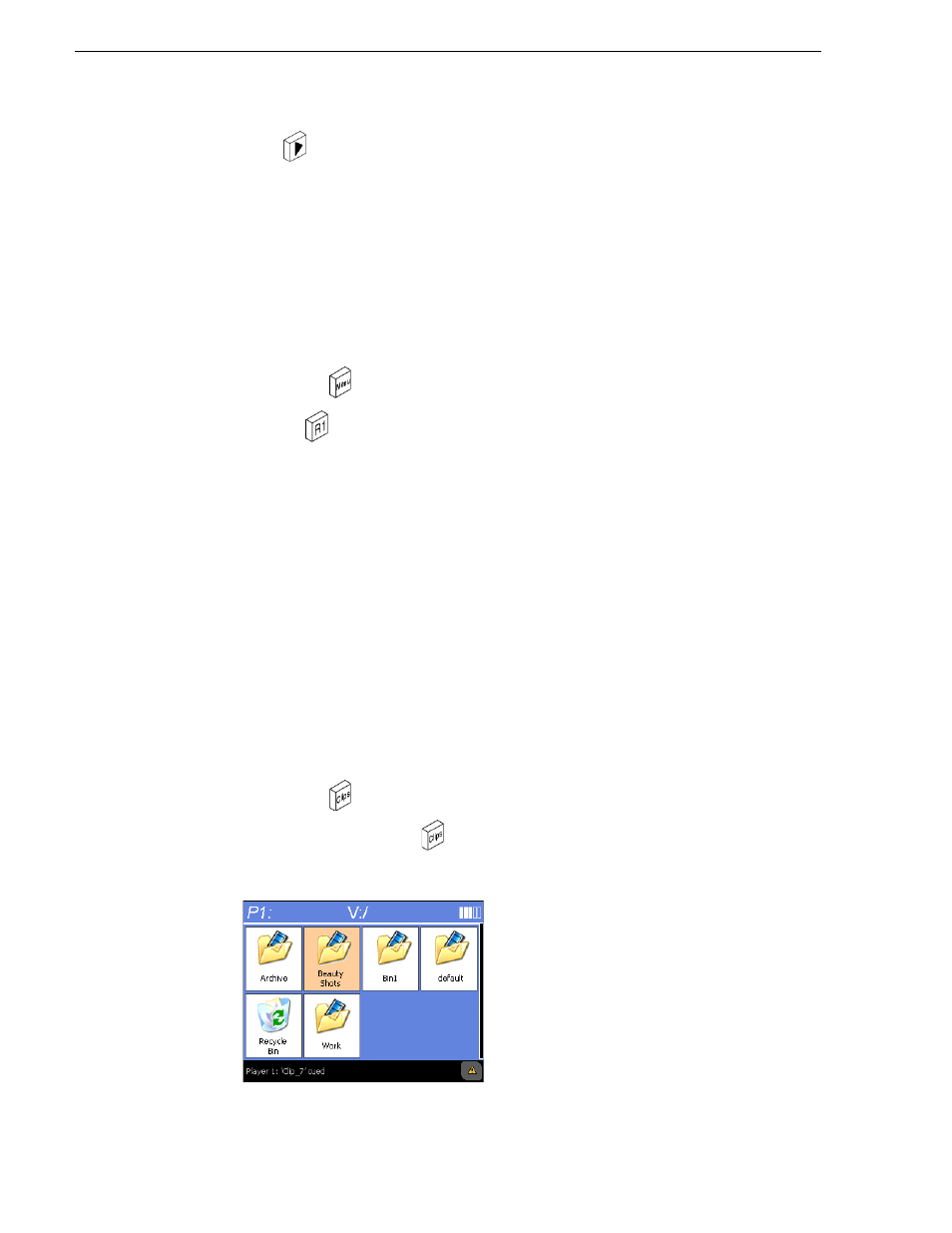 Selecting widescreen mode, Changing the current bin, Selecting widescreen mode changing the current bin | Grass Valley Turbo iDDR v.2.3 User Manual | Page 68 / 300