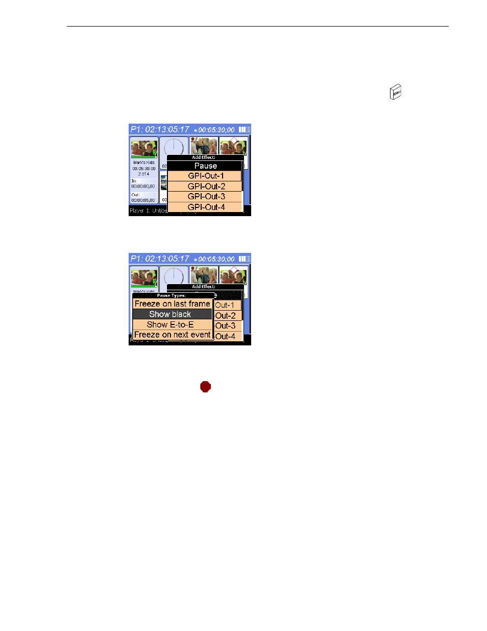 Pausing at the end of an event, Importing and exporting media | Grass Valley Turbo iDDR v.2.3 User Manual | Page 97 / 300