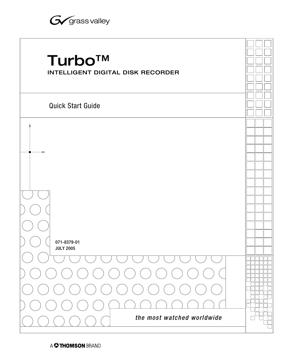 Grass Valley Turbo iDDR Quick Start User Manual | 25 pages