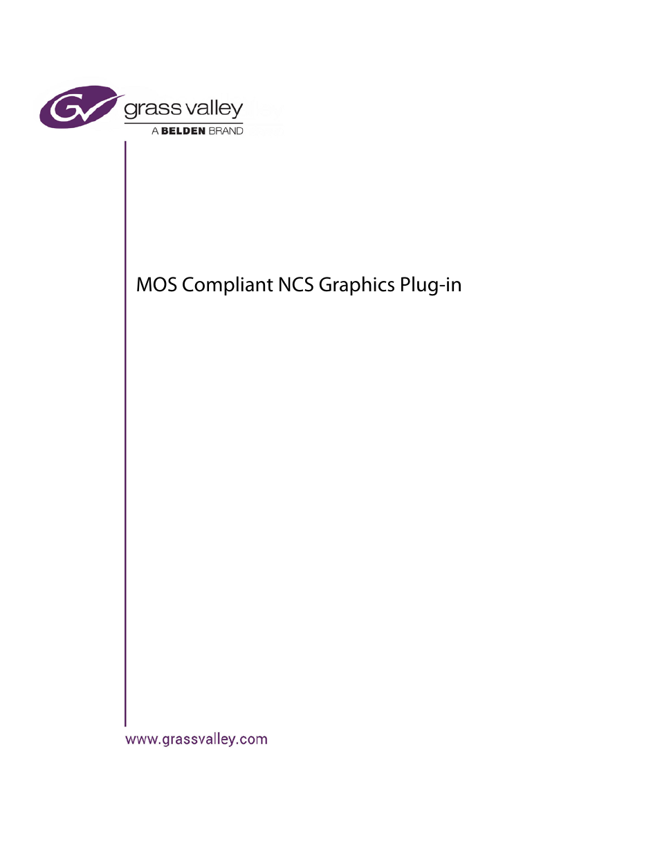 Grass Valley Xnews Vertigo Suite v.5.0 User Manual | 143 pages