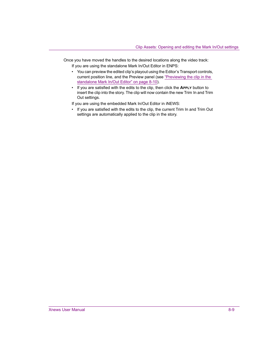 Grass Valley Xnews Vertigo Suite v.5.0 User Manual | Page 116 / 143