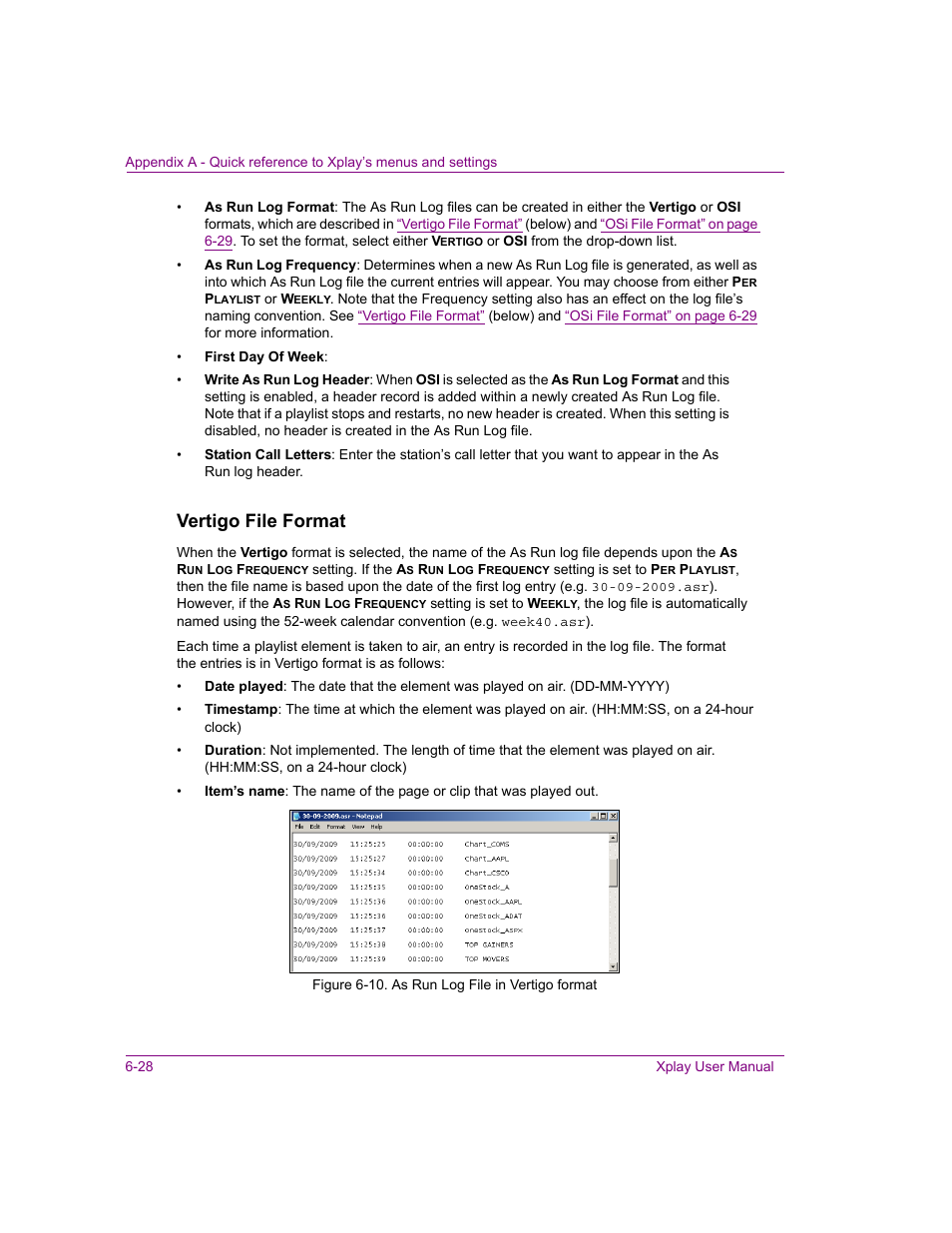 Vertigo file format | Grass Valley Xplay Vertigo Suite v.5.0 User Manual | Page 139 / 179