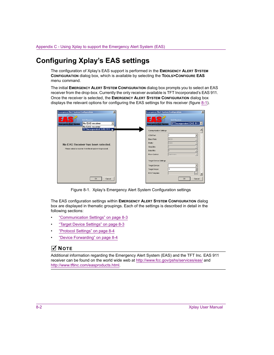 Configuring xplay’s eas settings, Configuring xplay’s eas settings -2 | Grass Valley Xplay Vertigo Suite v.5.0 User Manual | Page 165 / 179