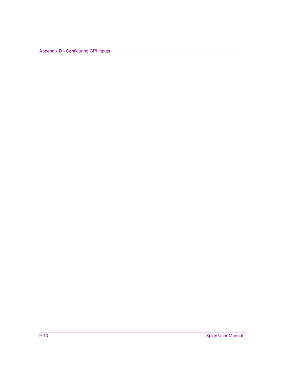 Grass Valley Xplay Vertigo Suite v.5.0 User Manual | Page 179 / 179