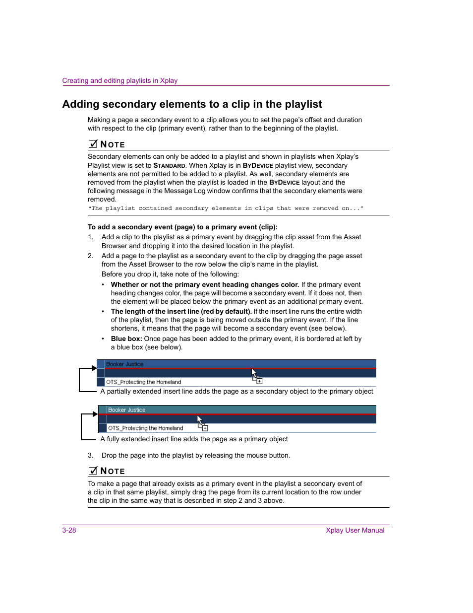 Adding secondary, For more information | Grass Valley Xplay Vertigo Suite v.5.0 User Manual | Page 55 / 179