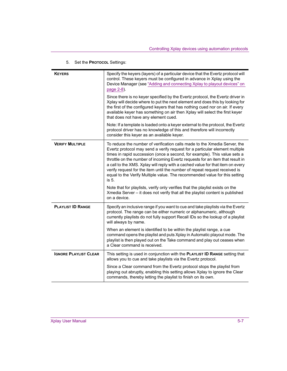 Grass Valley Xplay Vertigo Suite v.5.0 User Manual | Page 98 / 179