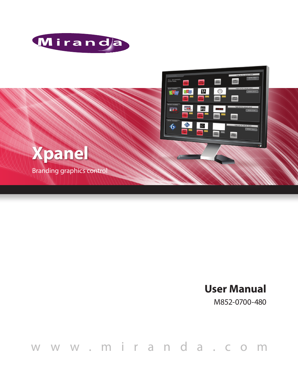 Grass Valley Xpanel Vertigo Suite v.4.8 User Manual | 142 pages