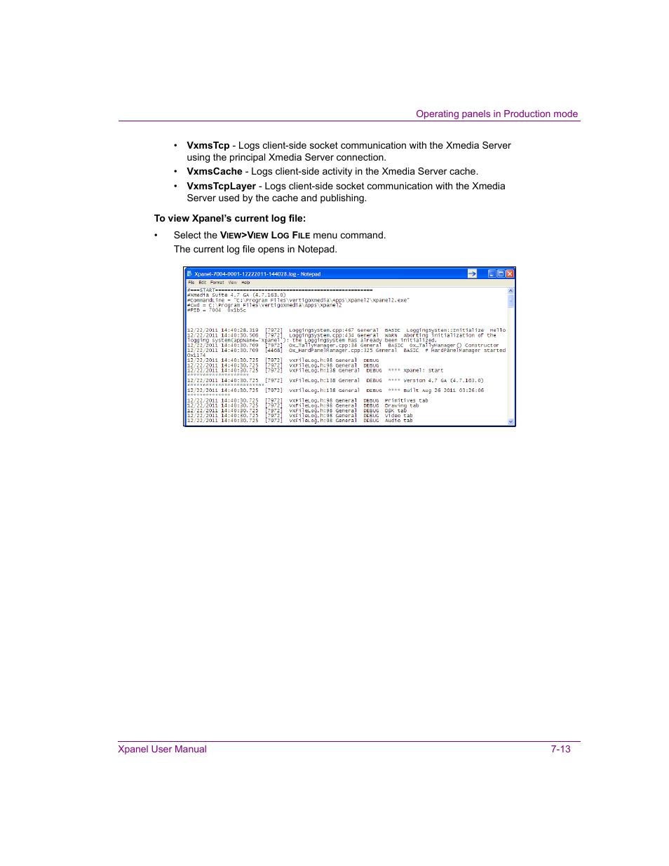 Grass Valley Xpanel Vertigo Suite v.4.8 User Manual | Page 131 / 142