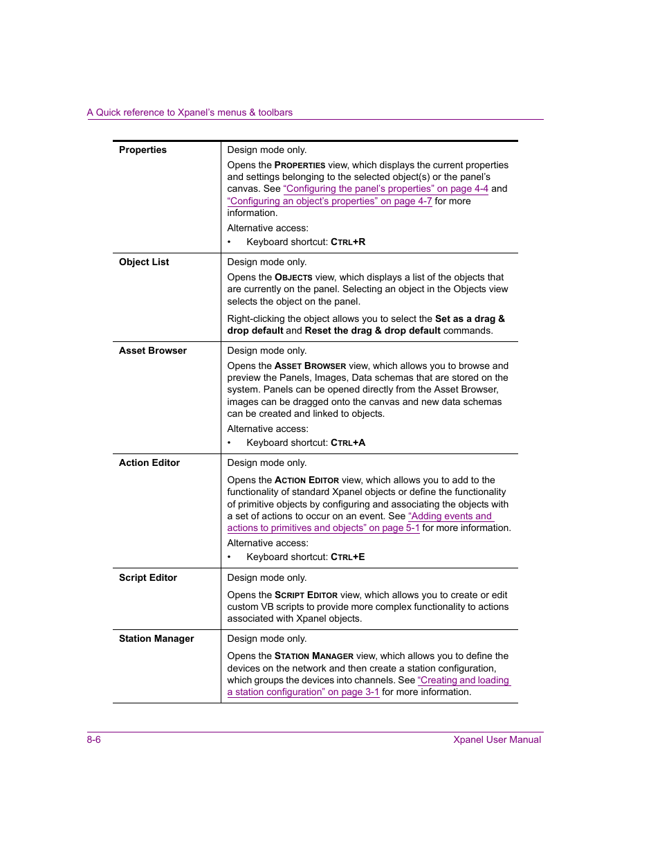 Grass Valley Xpanel Vertigo Suite v.4.8 User Manual | Page 138 / 142