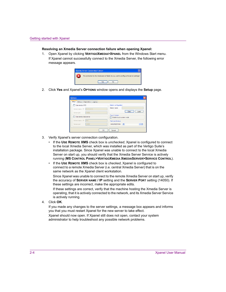 Grass Valley Xpanel Vertigo Suite v.4.8 User Manual | Page 14 / 142