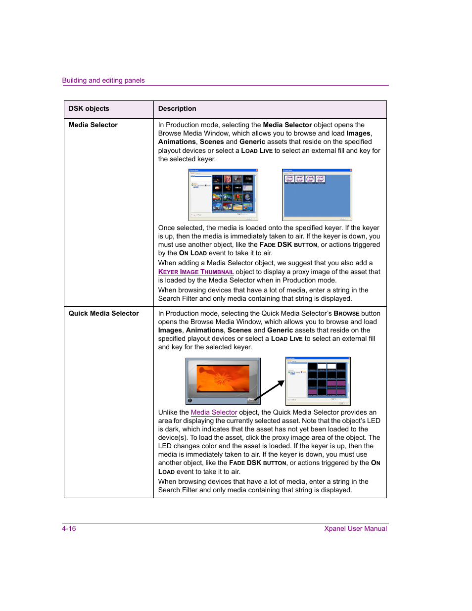 Grass Valley Xpanel Vertigo Suite v.4.8 User Manual | Page 50 / 142