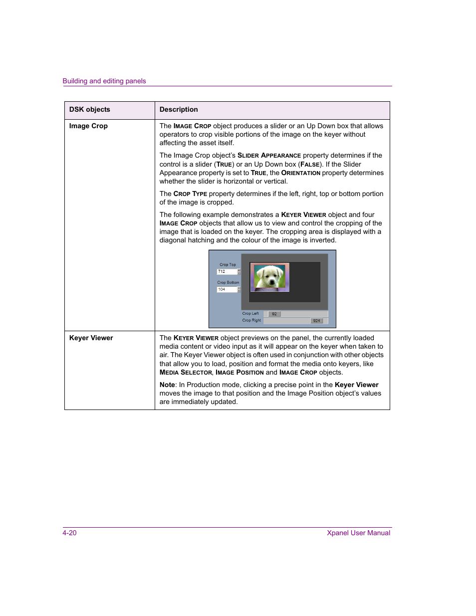 Grass Valley Xpanel Vertigo Suite v.4.8 User Manual | Page 54 / 142