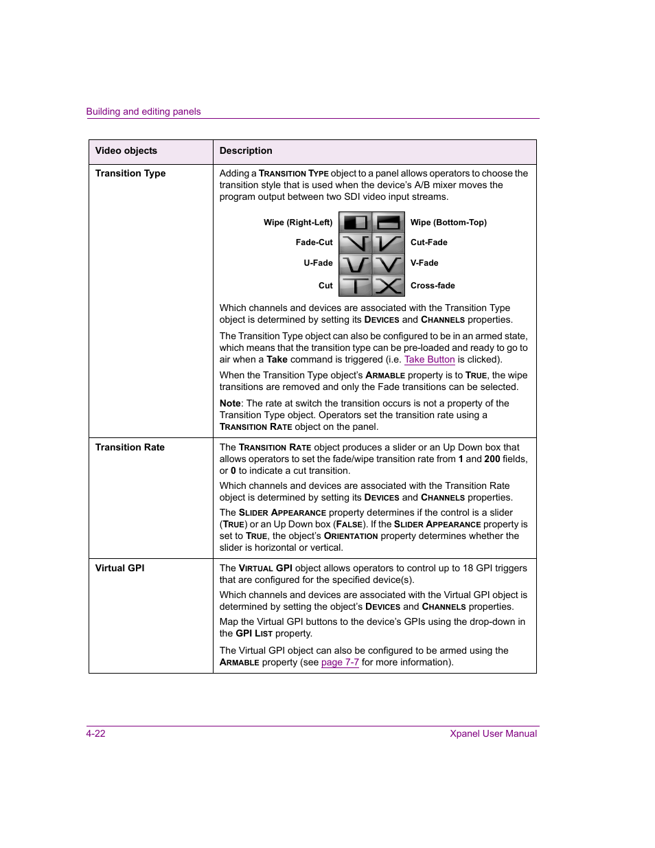 Grass Valley Xpanel Vertigo Suite v.4.8 User Manual | Page 56 / 142