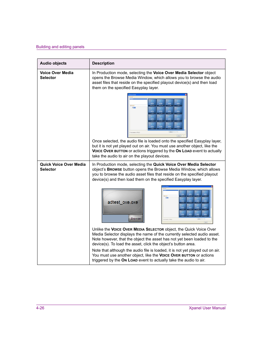 Grass Valley Xpanel Vertigo Suite v.4.8 User Manual | Page 60 / 142