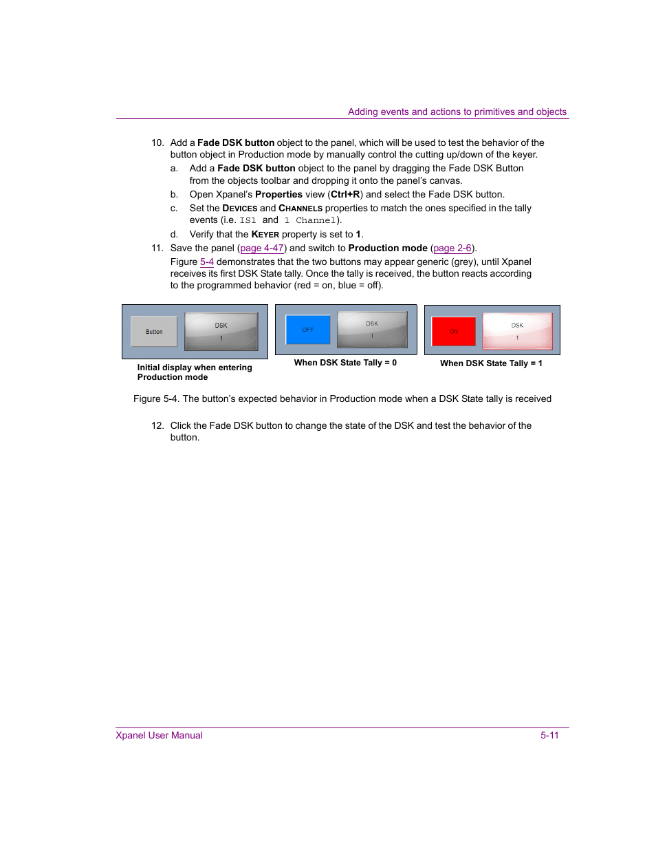 Grass Valley Xpanel Vertigo Suite v.4.8 User Manual | Page 97 / 142