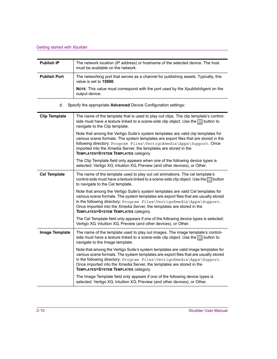 Grass Valley Xbuilder Vertigo Suite v.4.8 User Manual | Page 22 / 150