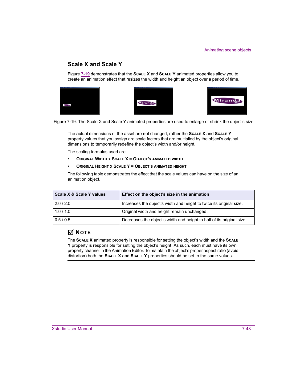 Scale x and scale y | Grass Valley Xstudio Vertigo Suite v.4.10 User Manual | Page 186 / 453