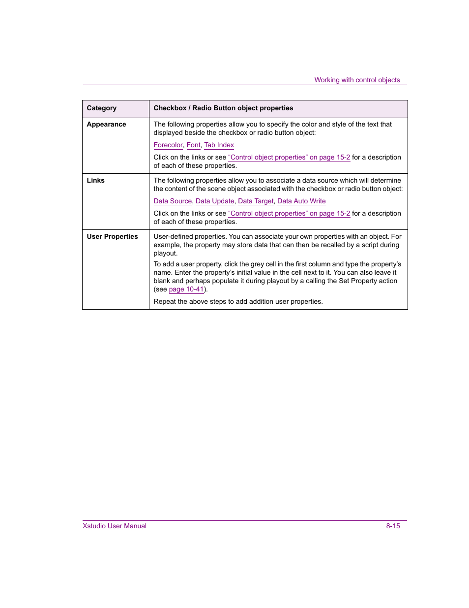 Grass Valley Xstudio Vertigo Suite v.4.10 User Manual | Page 220 / 453