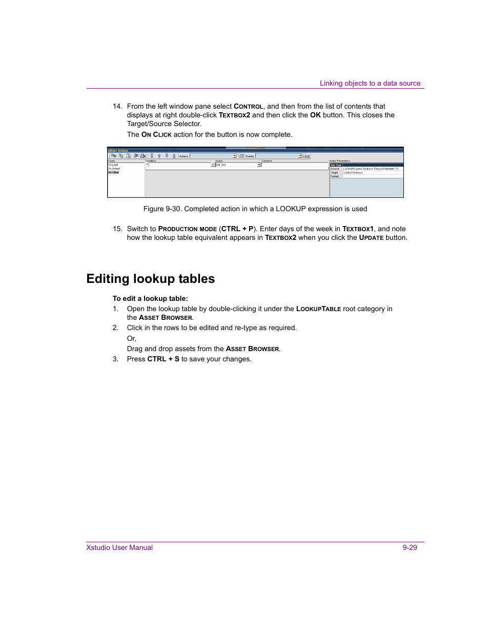 Editing lookup tables, Editing lookup tables -29 | Grass Valley Xstudio Vertigo Suite v.4.10 User Manual | Page 252 / 453