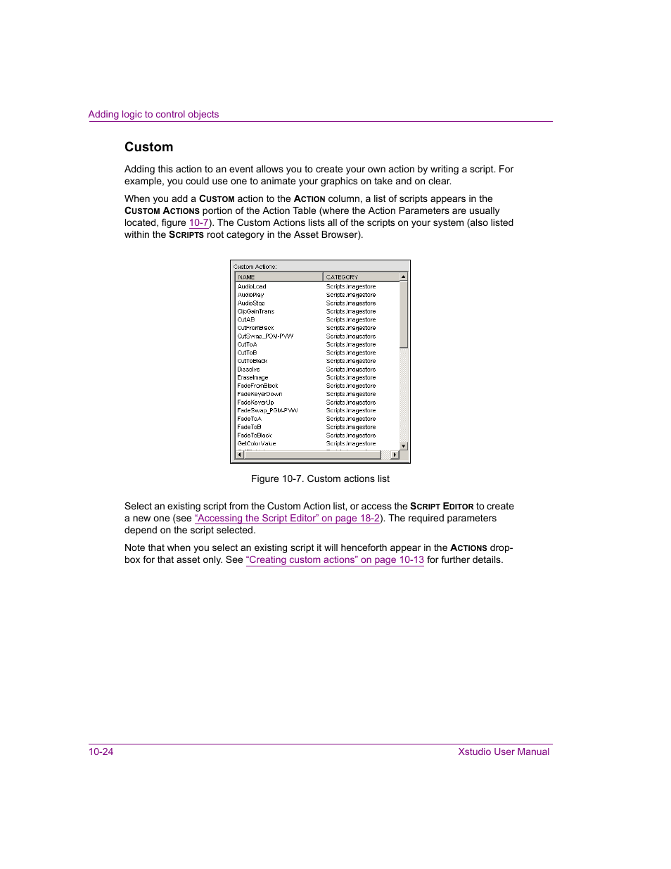 Custom | Grass Valley Xstudio Vertigo Suite v.4.10 User Manual | Page 289 / 453