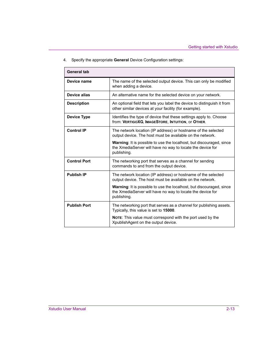 Grass Valley Xstudio Vertigo Suite v.4.10 User Manual | Page 32 / 453