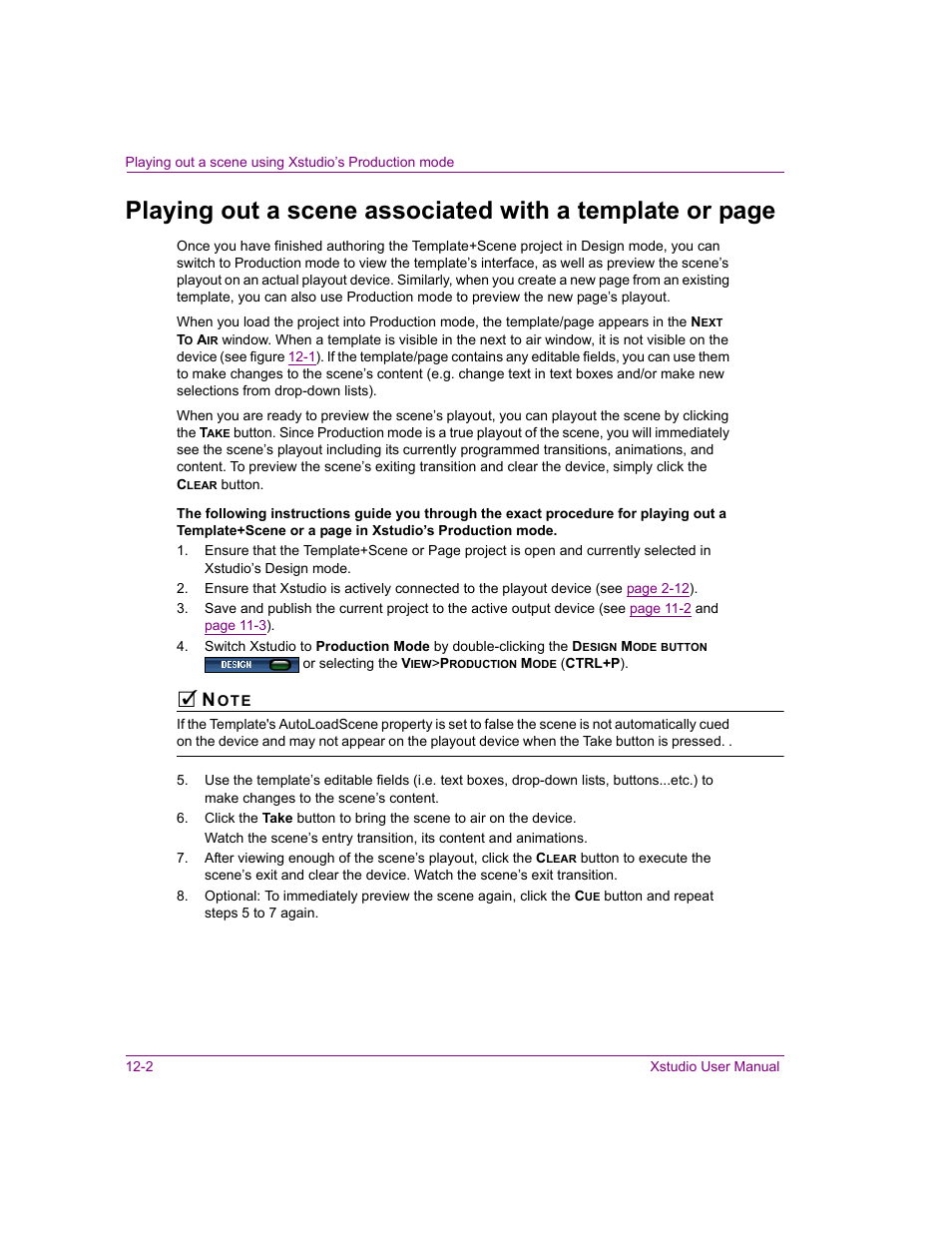 Grass Valley Xstudio Vertigo Suite v.4.10 User Manual | Page 323 / 453