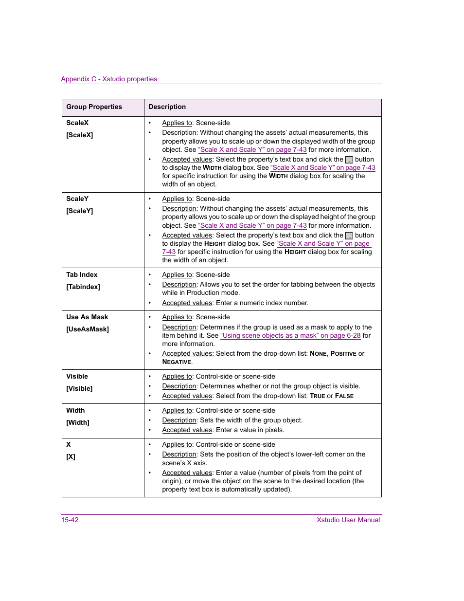 Grass Valley Xstudio Vertigo Suite v.4.10 User Manual | Page 395 / 453