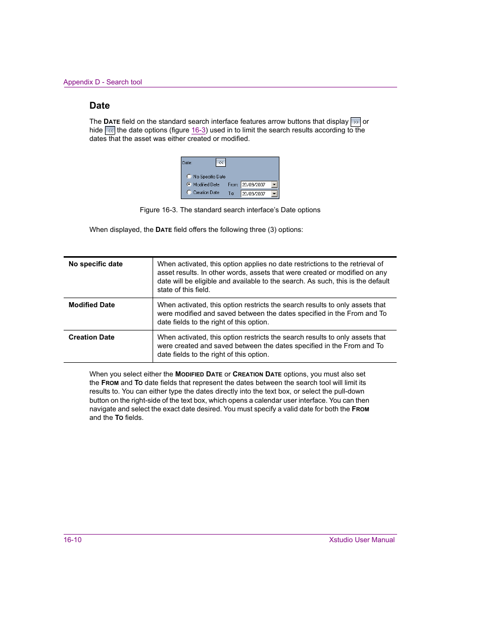Date | Grass Valley Xstudio Vertigo Suite v.4.10 User Manual | Page 409 / 453