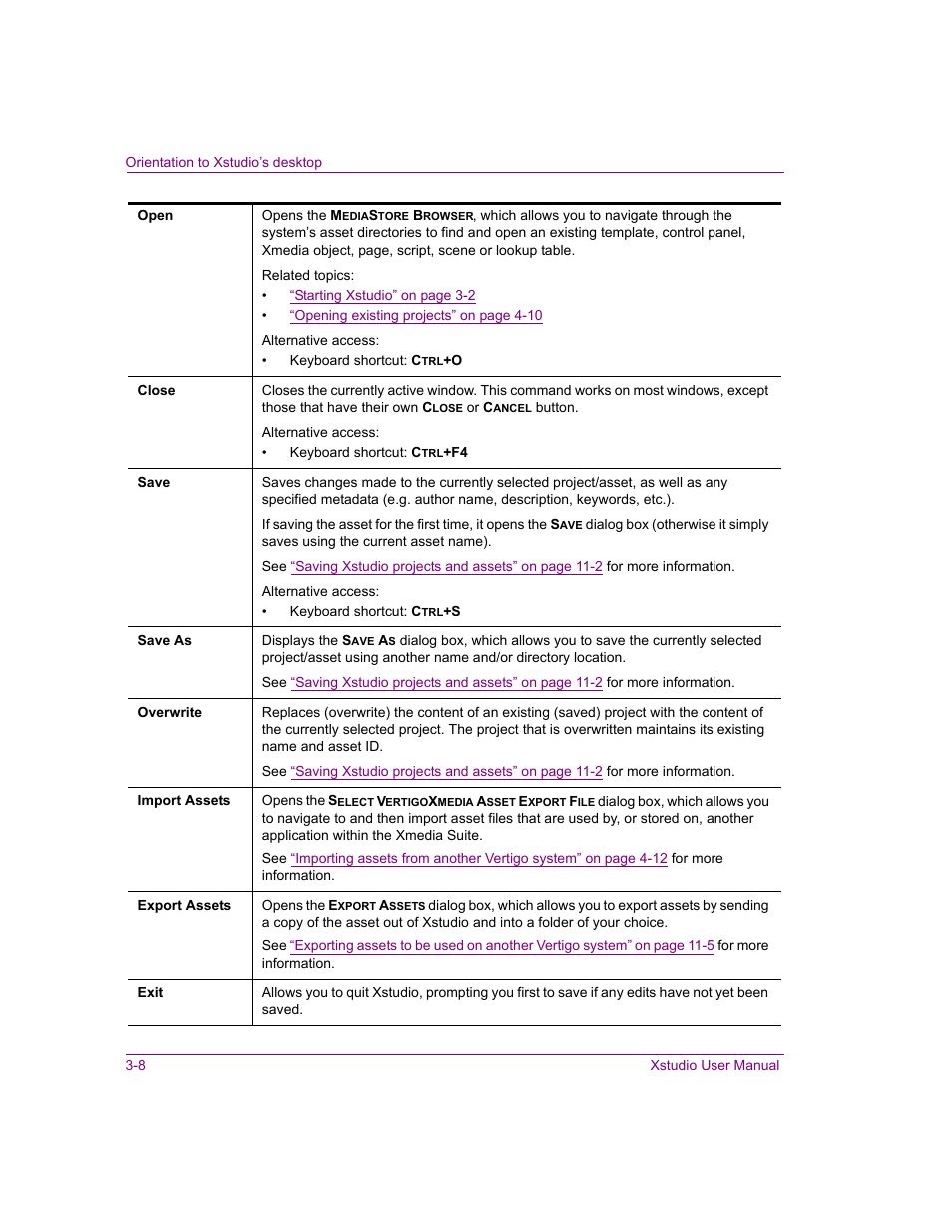 Grass Valley Xstudio Vertigo Suite v.4.10 User Manual | Page 43 / 453