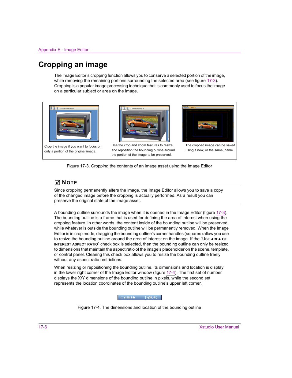 Cropping an image, Cropping an image -6 | Grass Valley Xstudio Vertigo Suite v.4.10 User Manual | Page 433 / 453