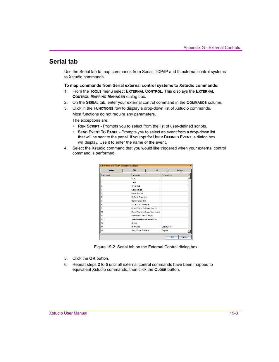 Serial tab, Serial tab -3 | Grass Valley Xstudio Vertigo Suite v.4.10 User Manual | Page 450 / 453