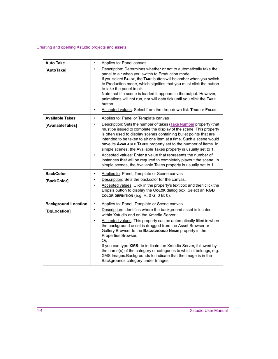 Grass Valley Xstudio Vertigo Suite v.4.10 User Manual | Page 73 / 453