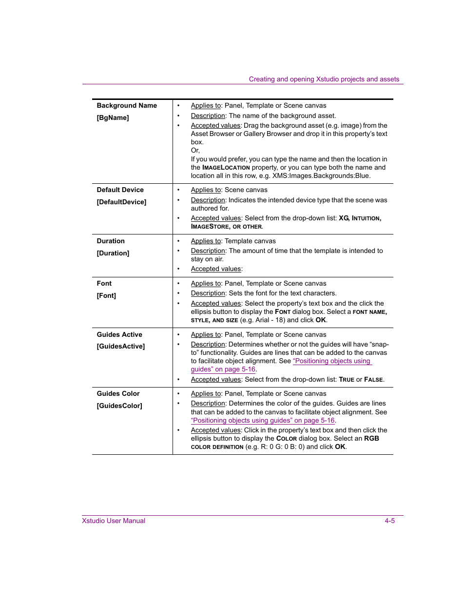 Grass Valley Xstudio Vertigo Suite v.4.10 User Manual | Page 74 / 453