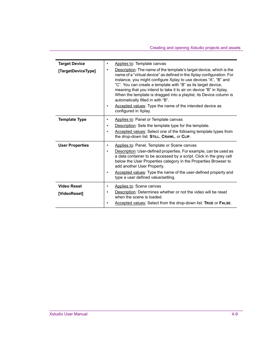 Grass Valley Xstudio Vertigo Suite v.4.10 User Manual | Page 78 / 453