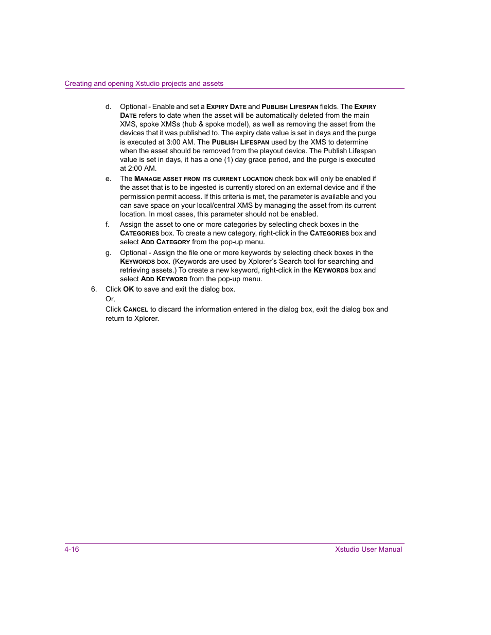 Grass Valley Xstudio Vertigo Suite v.4.10 User Manual | Page 85 / 453