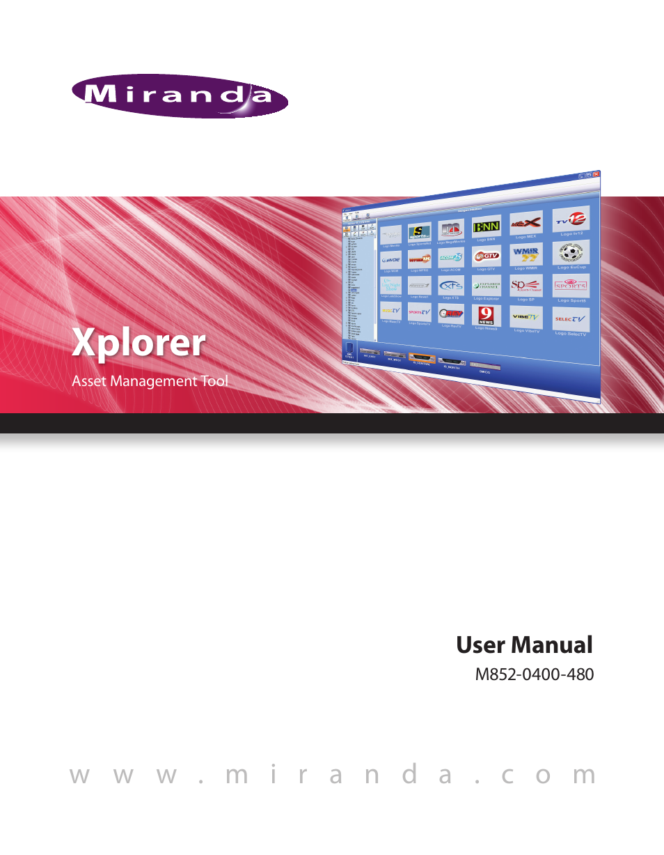 Grass Valley Xplorer Vertigo Suite v.4.8 User Manual | 124 pages