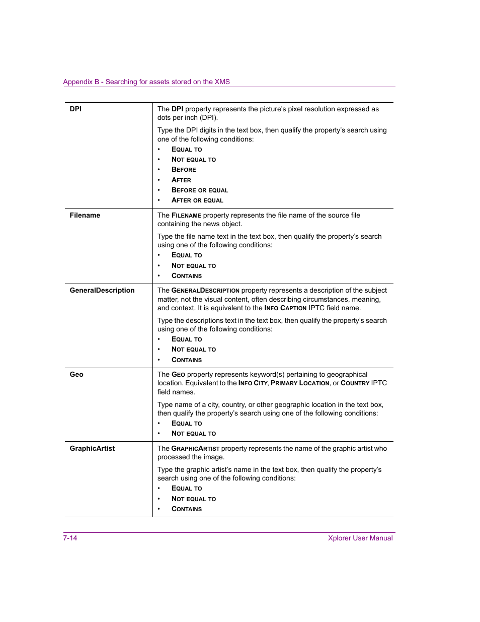Grass Valley Xplorer Vertigo Suite v.4.8 User Manual | Page 104 / 124