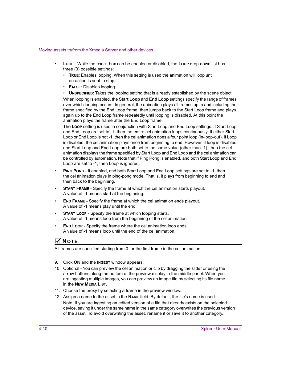 Grass Valley Xplorer Vertigo Suite v.4.8 User Manual | Page 50 / 124