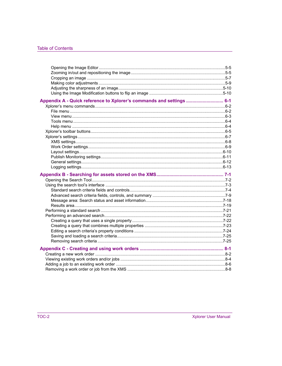 Grass Valley Xplorer Vertigo Suite v.4.8 User Manual | Page 8 / 124