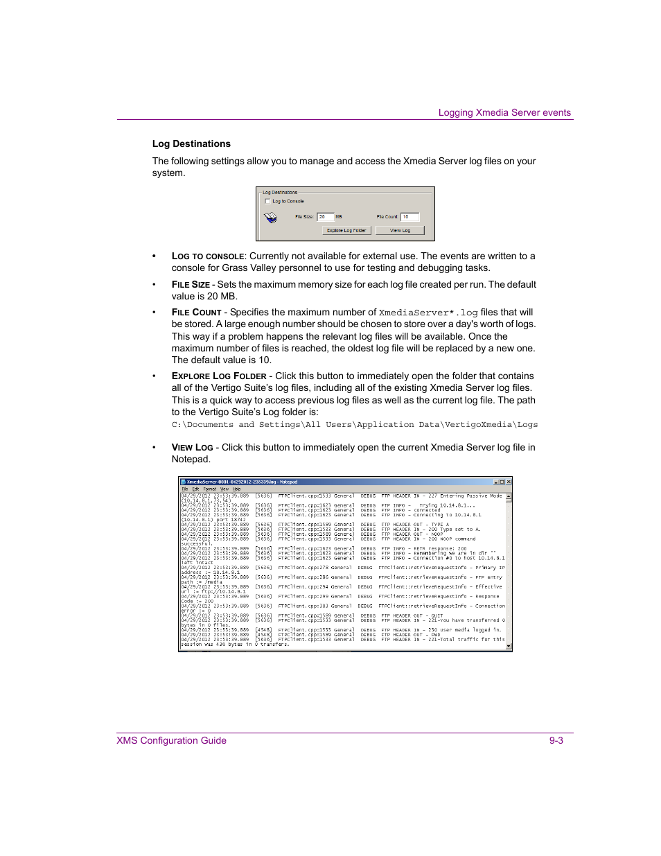 Grass Valley Xmedia Server Vertigo Suite v.5.0 User Manual | Page 128 / 297