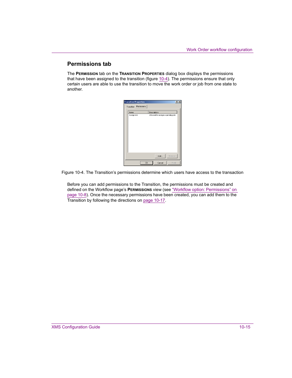 Permissions tab | Grass Valley Xmedia Server Vertigo Suite v.5.0 User Manual | Page 144 / 297