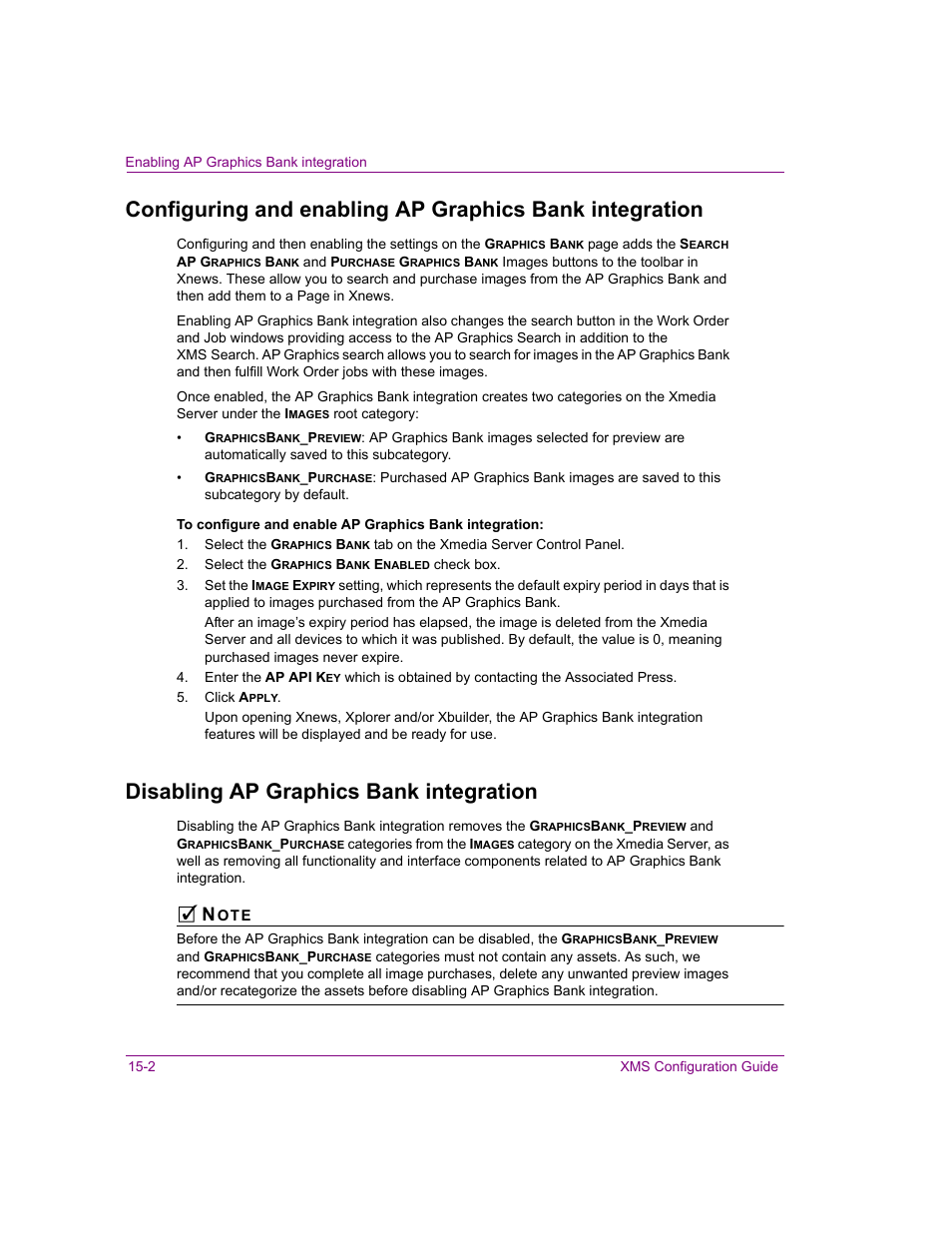 Disabling ap graphics bank integration | Grass Valley Xmedia Server Vertigo Suite v.5.0 User Manual | Page 183 / 297