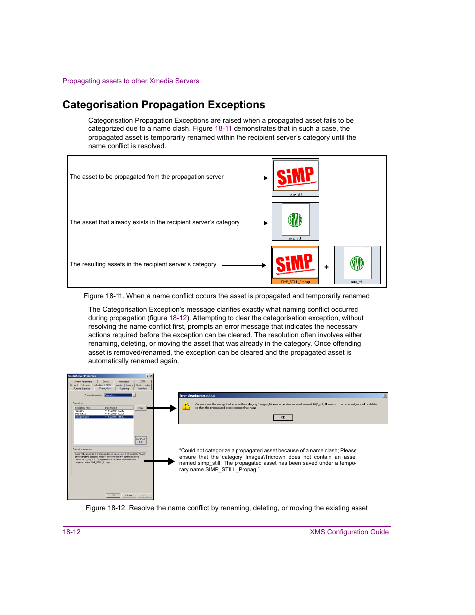 Categorisation propagation exceptions, Categorisation propagation exceptions -12 | Grass Valley Xmedia Server Vertigo Suite v.5.0 User Manual | Page 209 / 297